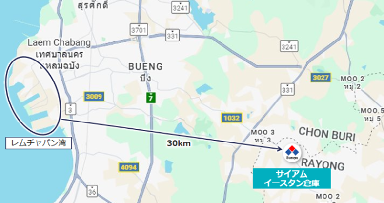 サイアムイースタン倉庫地図.png